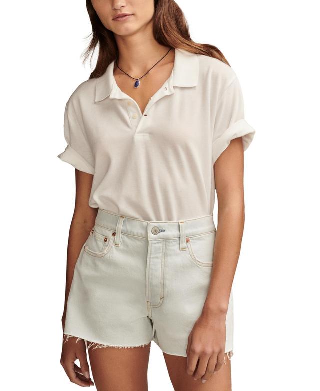 Lucky Brand Womens High-Rise Mom Jean Shorts Product Image