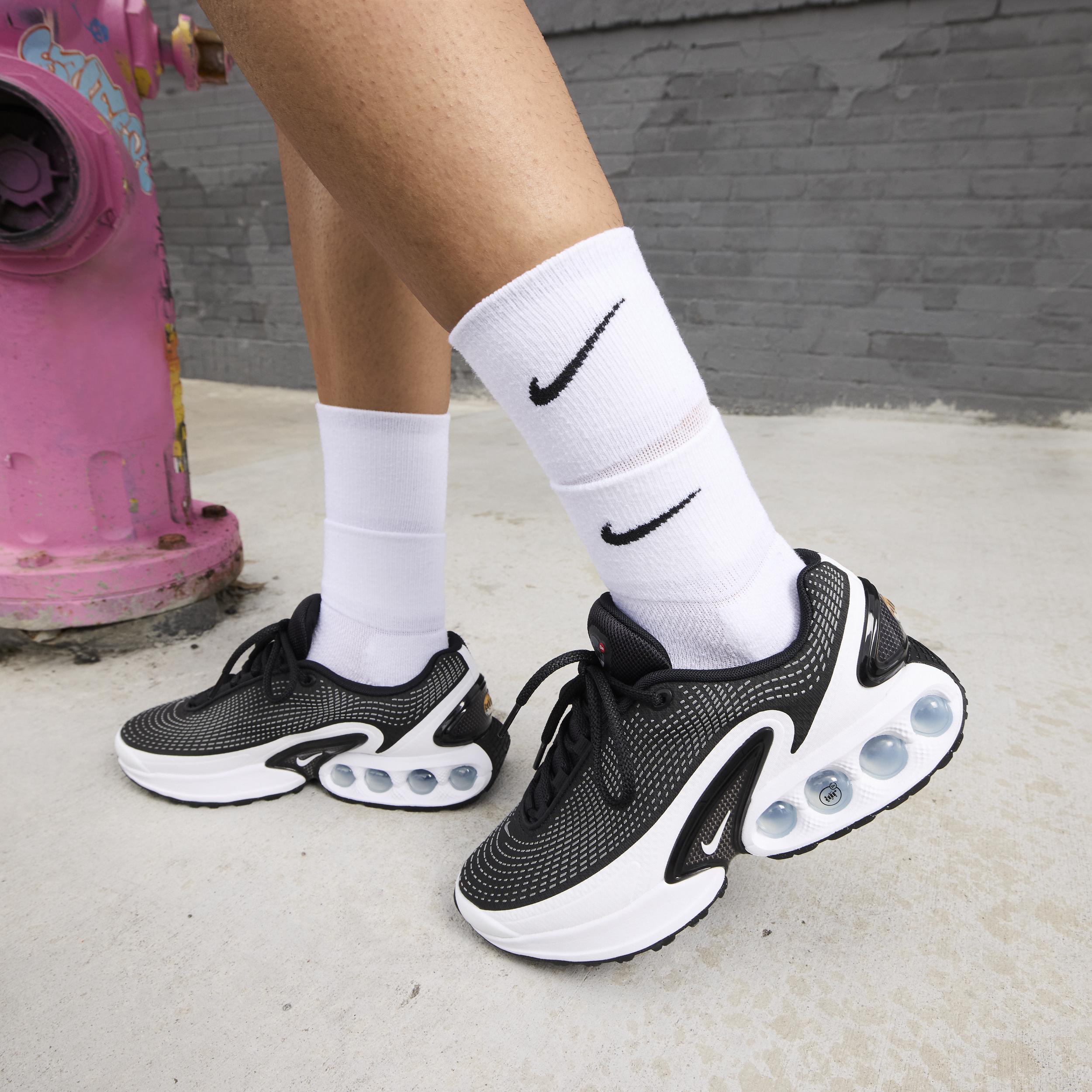 Nike Womens Nike Air Max DN - Womens Running Shoes Black/Cool Grey/White Product Image