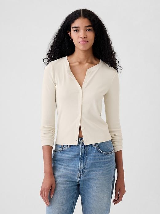 Modern Rib Cardigan Product Image