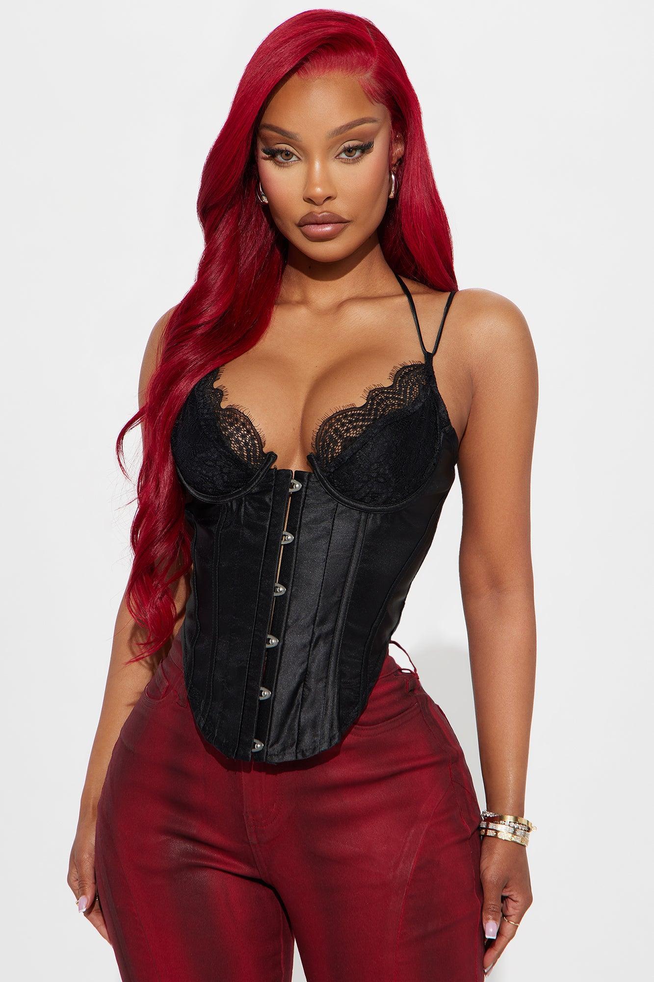 Aurelia Corset Top - Black Product Image