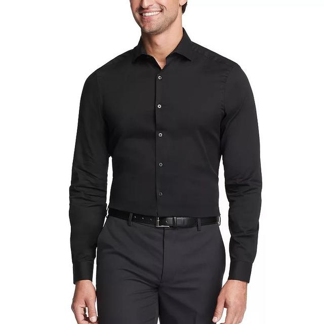 Mens Van Heusen Slim-Fit Stain Shield Spread-Collar Dress Shirt Product Image