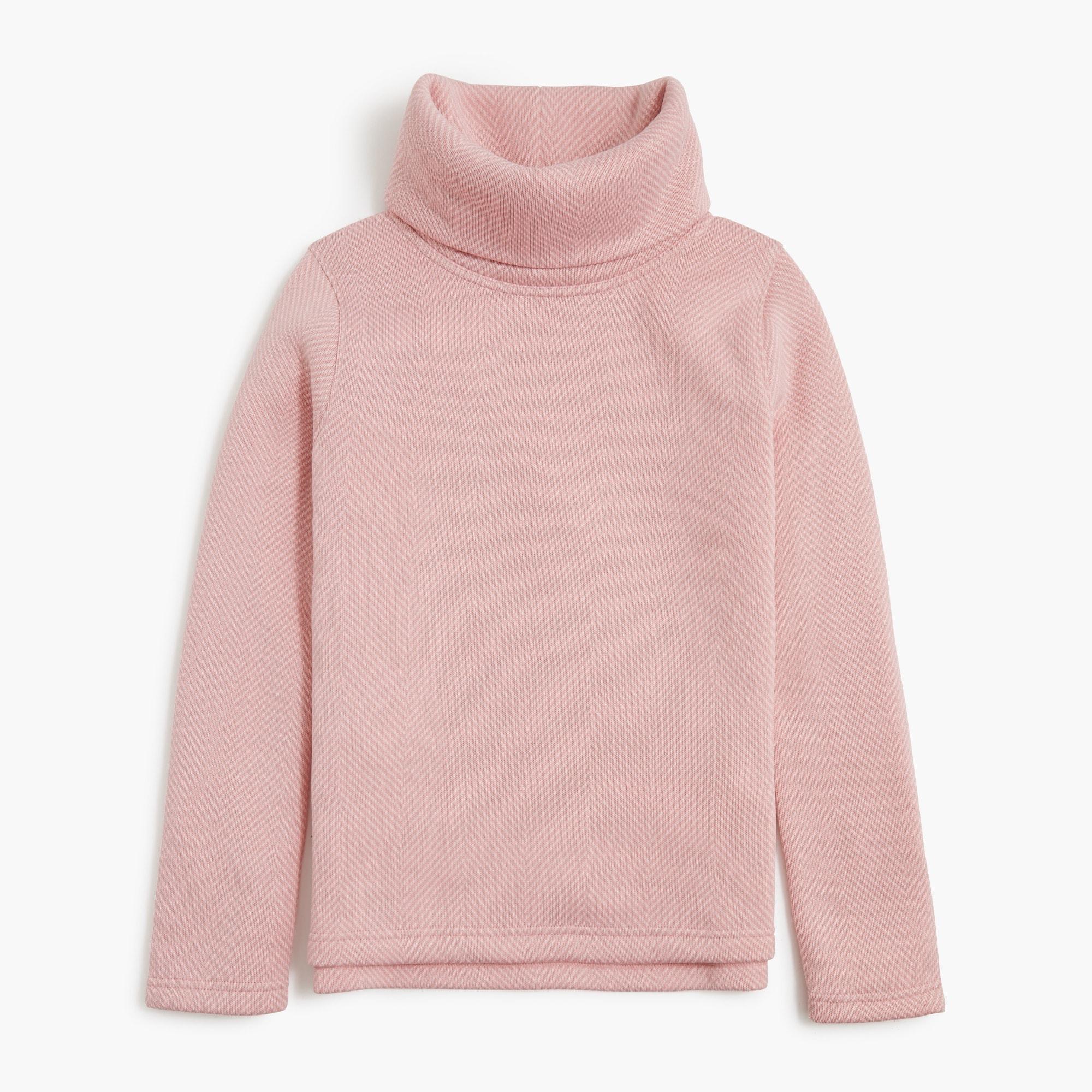 Long-sleeve funnelneck pullover Product Image