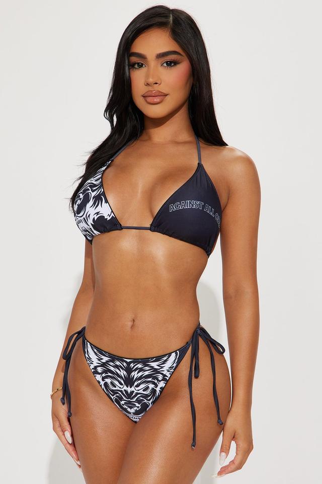 Sami Triangle 2 Piece Bikini - Black Product Image