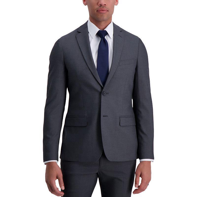 Mens J.M. Haggar Ultra-Slim Fit Stretch Suit Jacket Med Grey Product Image