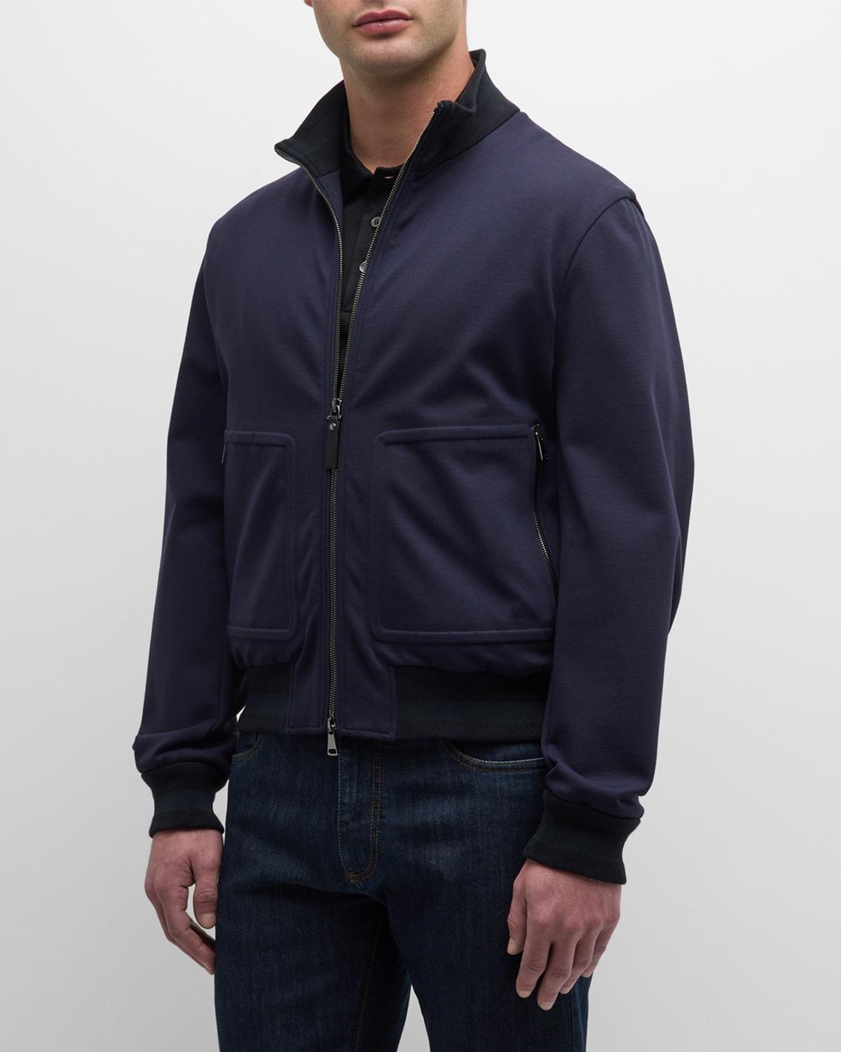 Mens Full-Zip Bomber Jacket Product Image