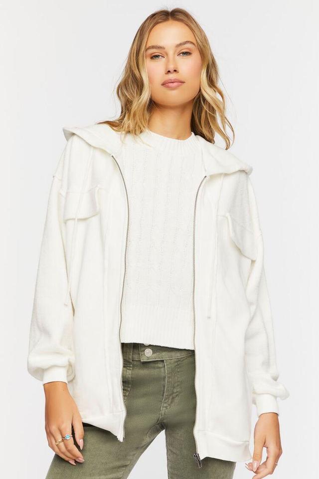 Fleece Zip-Up Hoodie | Forever 21 Product Image