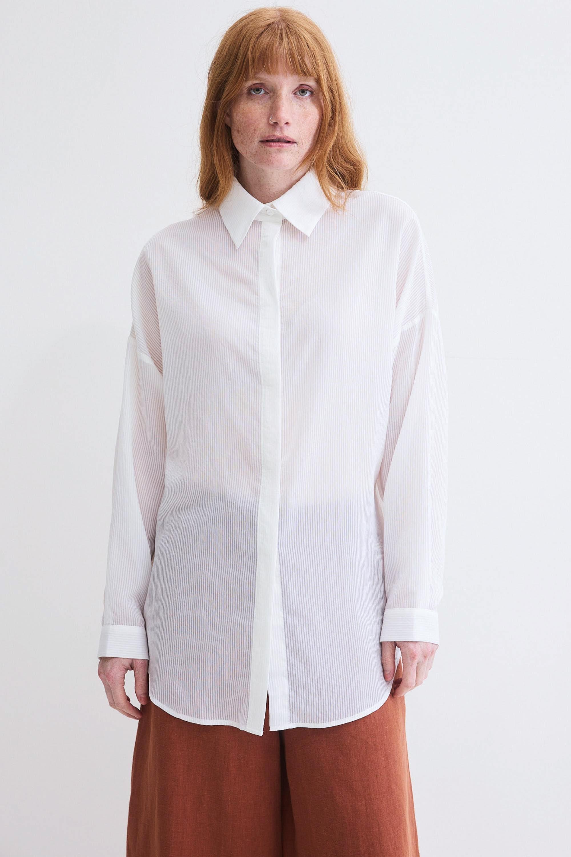 Business Casual Oversized Shirt Product Image