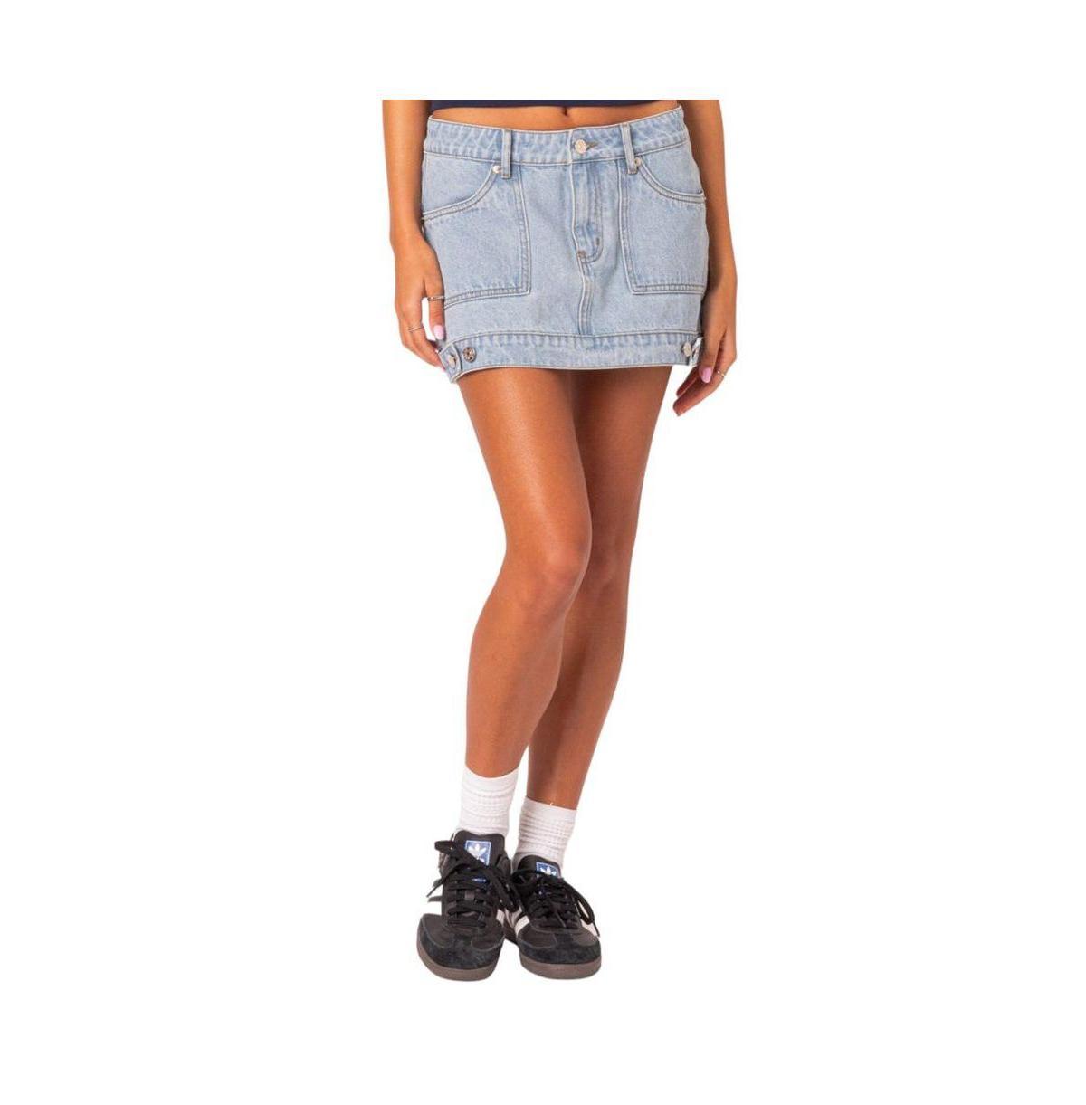 Womens Foxx denim mini skirt Product Image