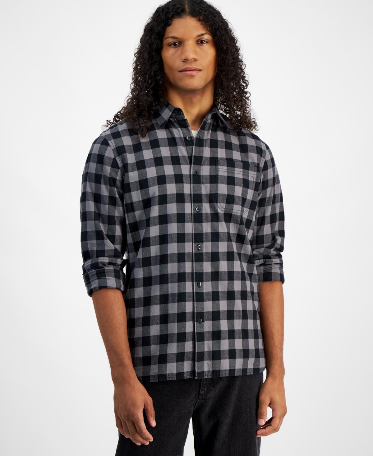 Sun + Stone Mens Rama Check Shirt, Created for Macys product image