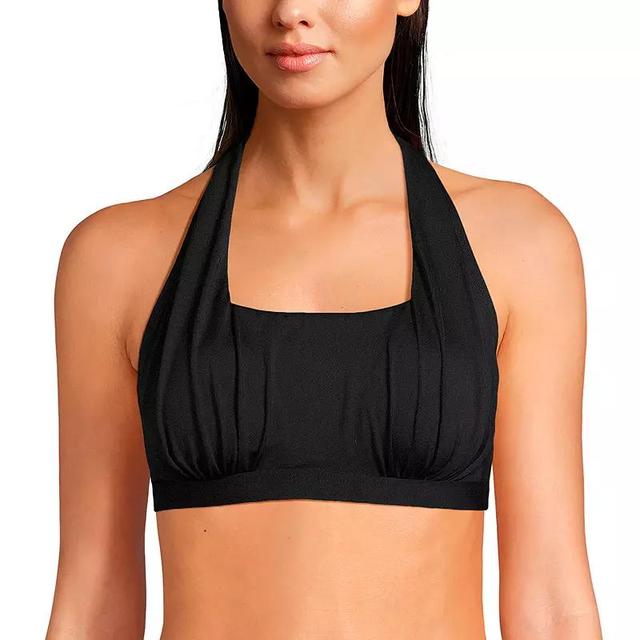 Womens Lands End D-Cup Chlorine-Resistant Halter Bikini Top Product Image