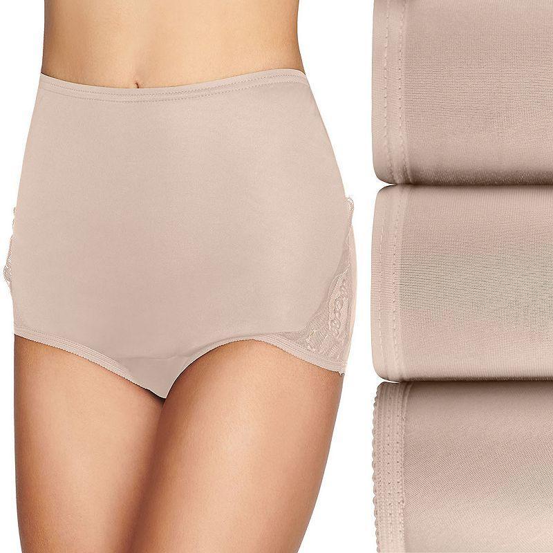 Womens Vanity Fair Perfectly Yours 3-Pack Noveau Brief Panty Set 13011 Product Image