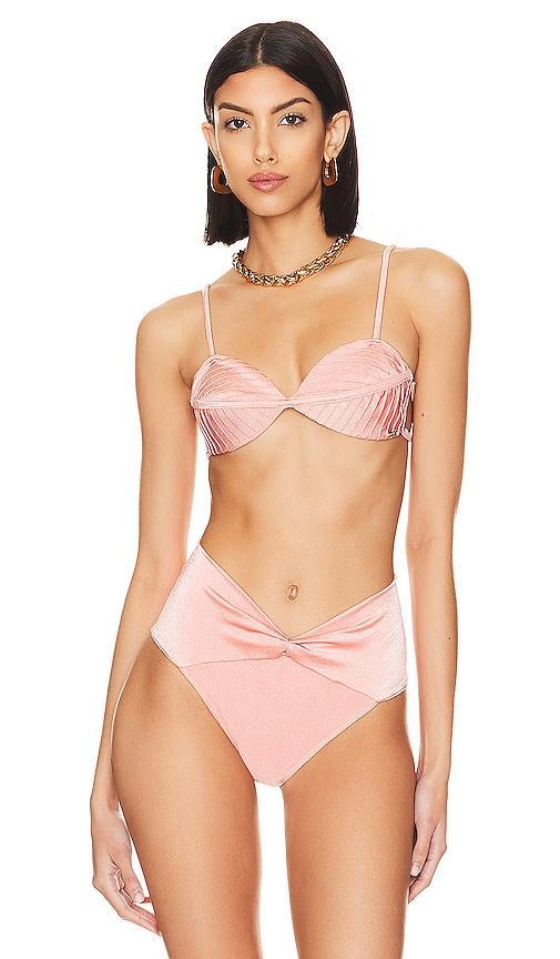 Monstera Bikini Top Product Image