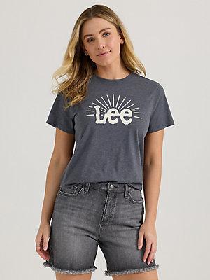 Women's Rising Lee Logo Tee | Women's Tops | Lee® Product Image