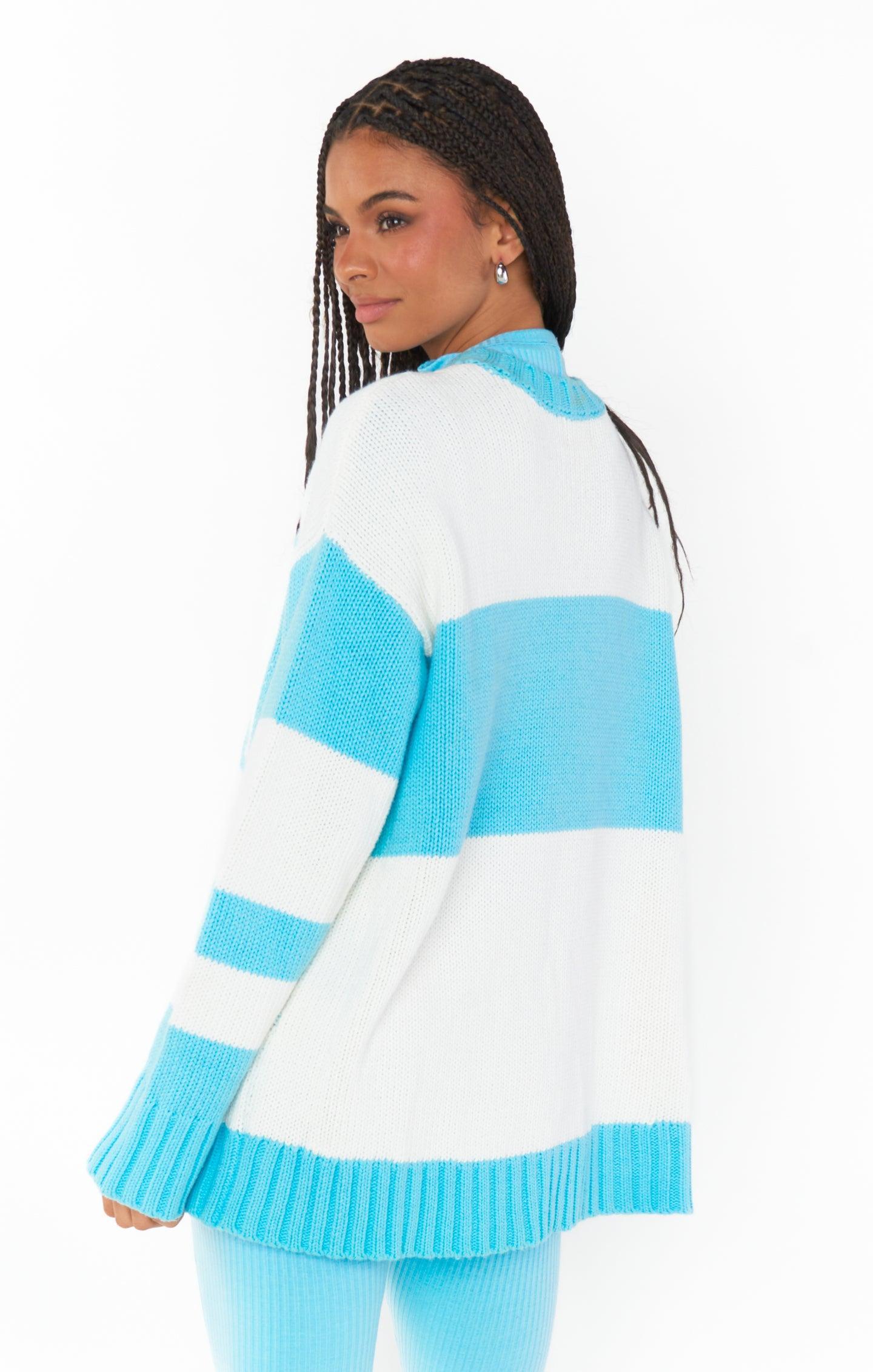 Ski in Sweater ~ Powder Blue Ski Knit Product Image