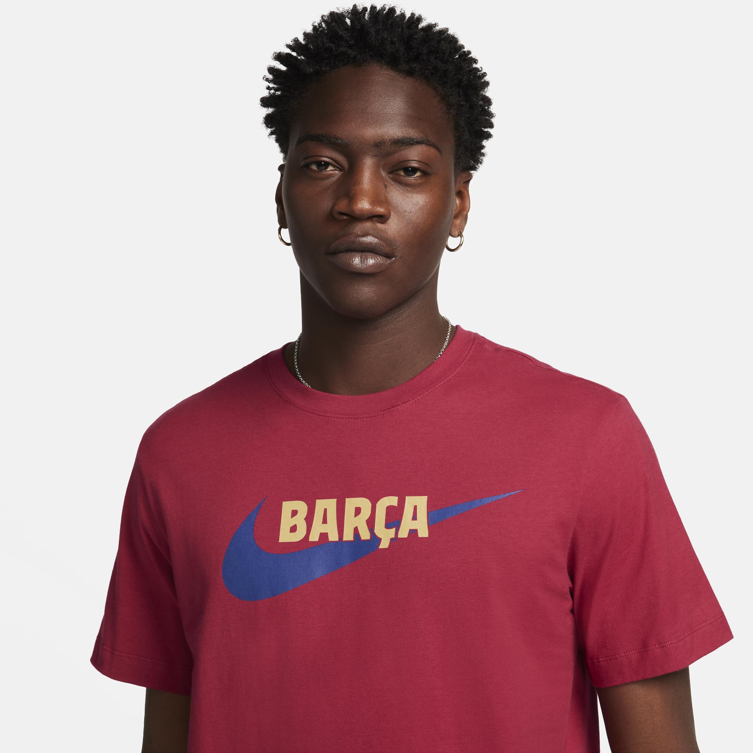 FC Barcelona Swoosh Nike Men's T-Shirt Product Image