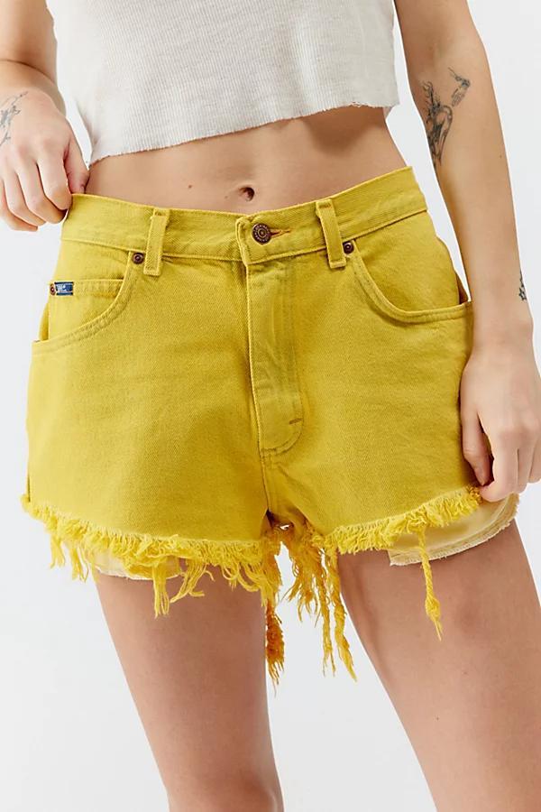 Urban Renewal Remade Lee Overdyed Denim Short Womens at Urban Outfitters Product Image