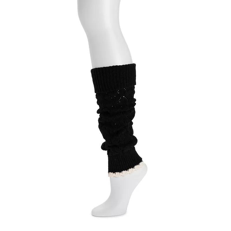 Womens MUK LUKS Tall Pointelle Leg Warmers Product Image