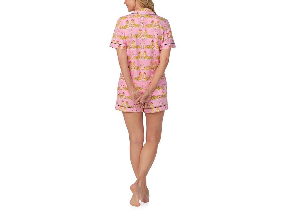 Bedhead PJs Cotton Knit Short Sleeve Short PJ Set (Tea For Two) Women's Pajama Sets Product Image