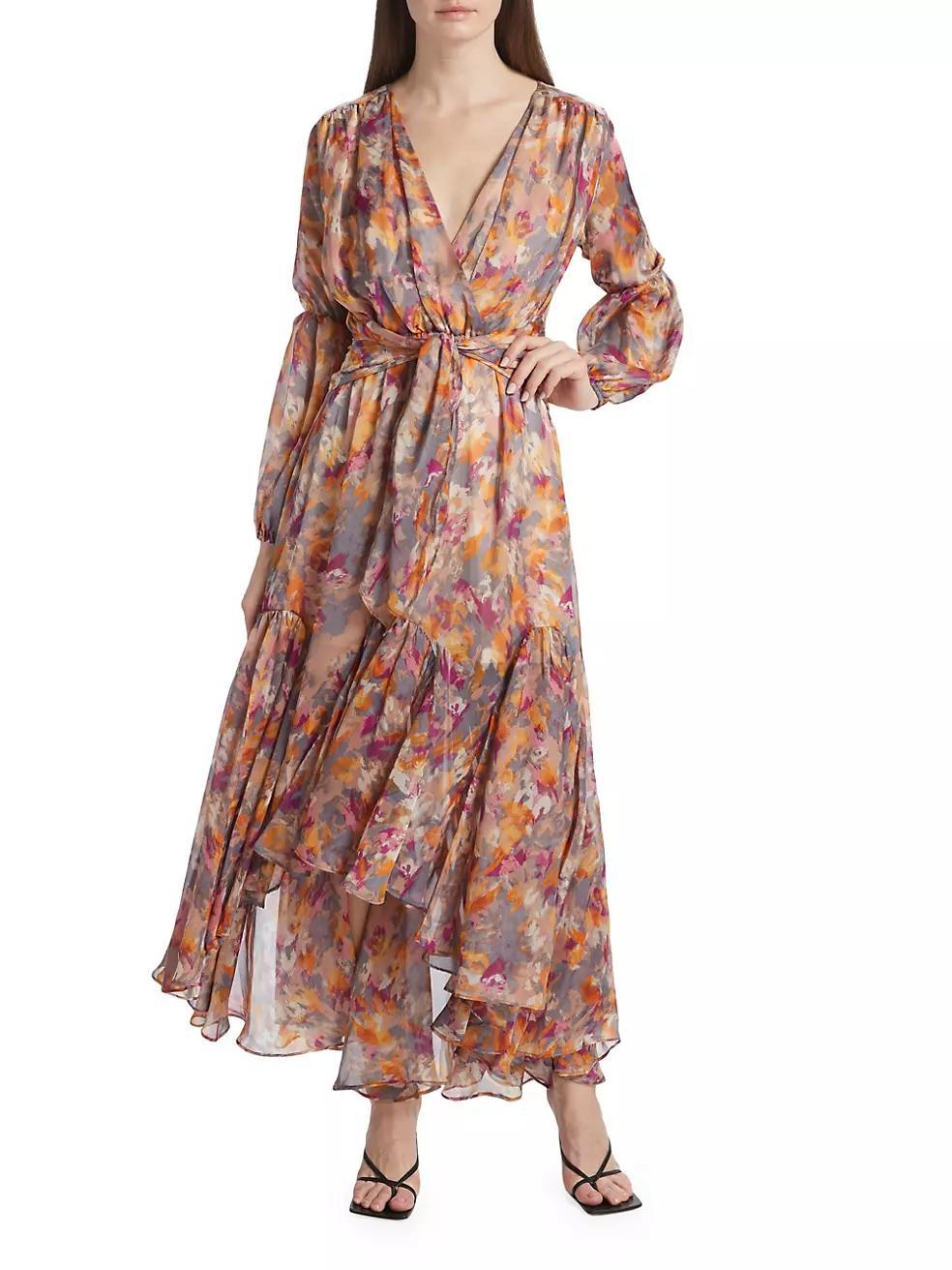 Grandiose Watercolor Printed Dress Product Image