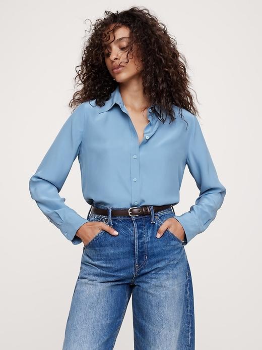 The Perfect Silk Shirt Product Image