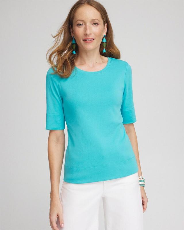 Women's Jewel Neck Tee Product Image