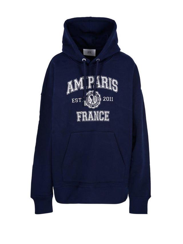 Ami Paris Logo In Blue Product Image