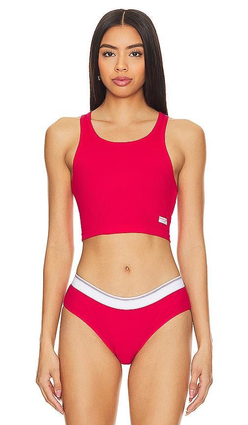 Alexander Wang Cropped Classic Racer Tank Top Product Image