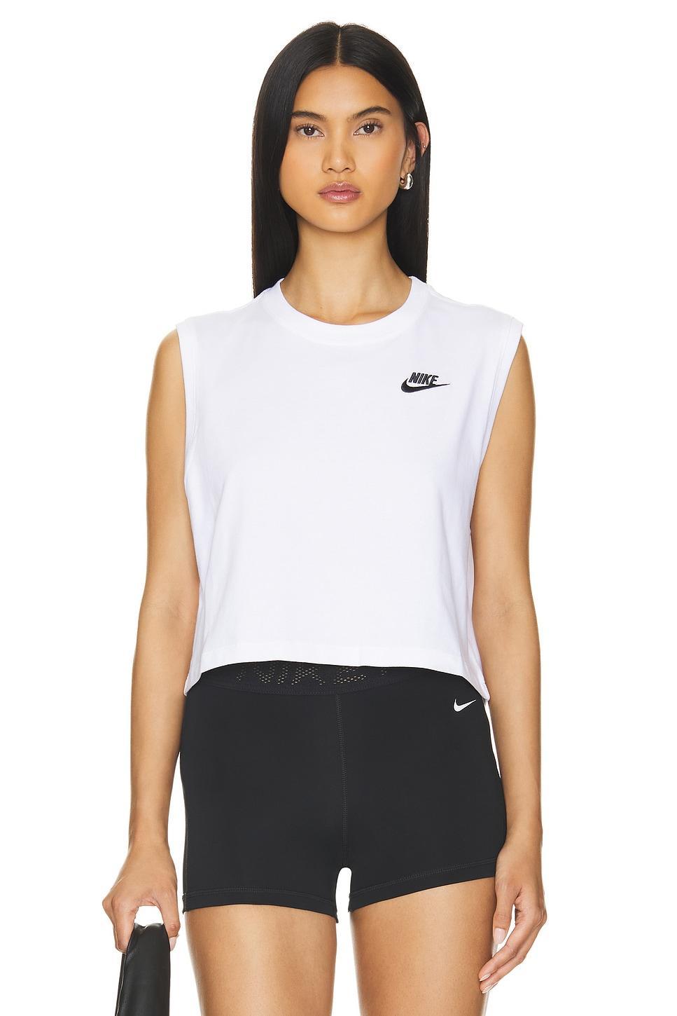 Club Cropped Sleeveless T-Shirt Nike Product Image