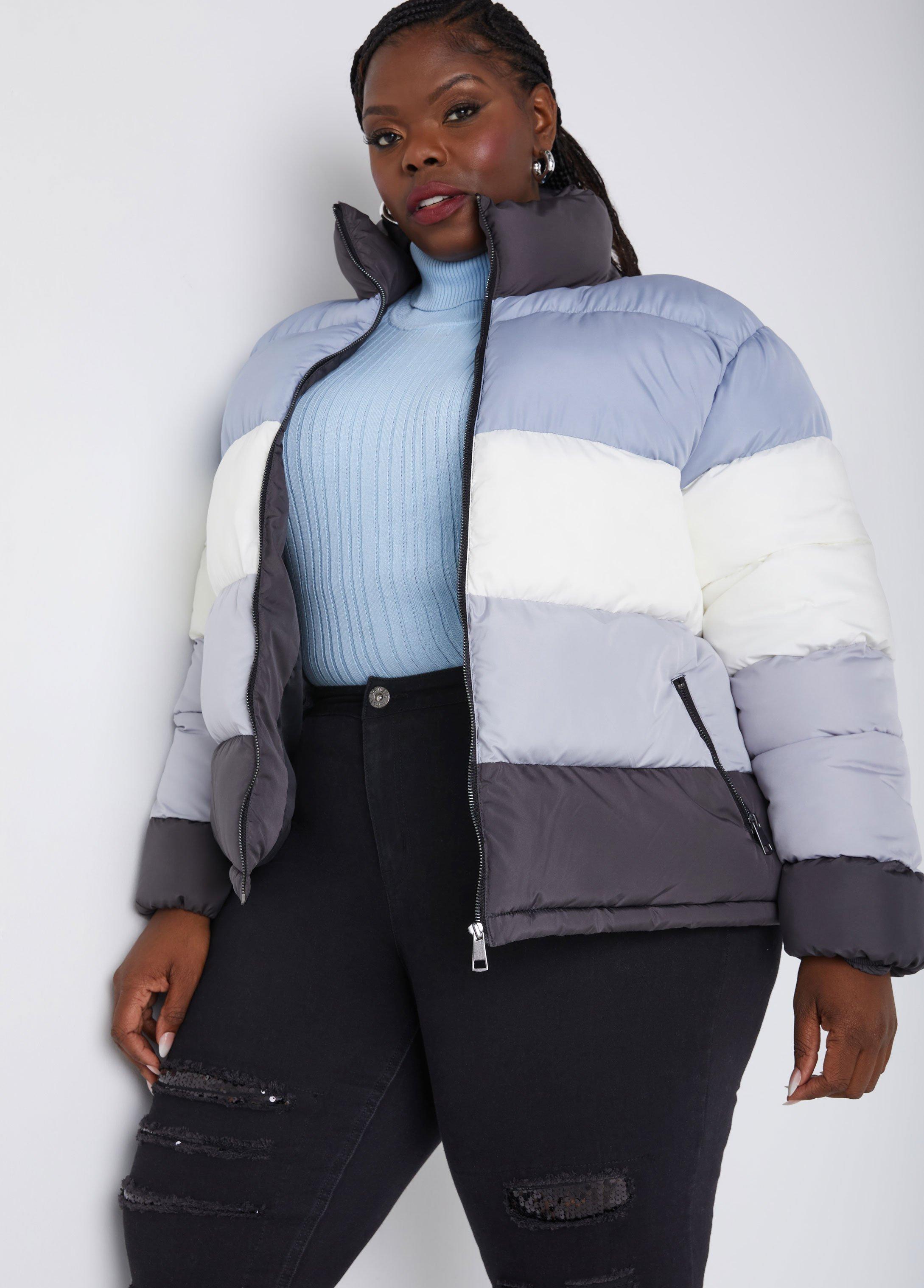 Colorblock Puffer Jacket Product Image