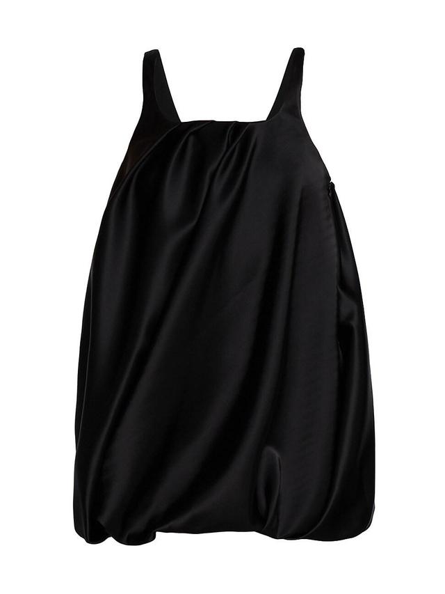 Womens Twisted Satin Minidress Product Image