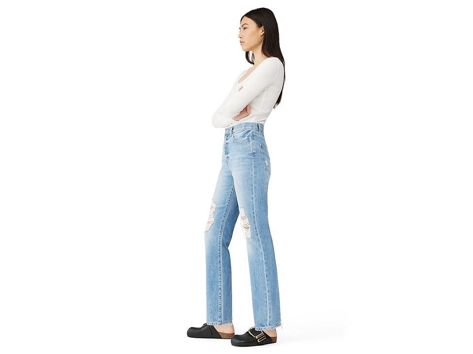 DL1961 Emilie Straight in Voyage Distressed (Voyage Distressed) Women's Jeans Product Image