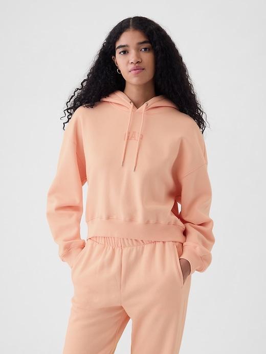 Vintage Soft Cropped Hoodie Product Image