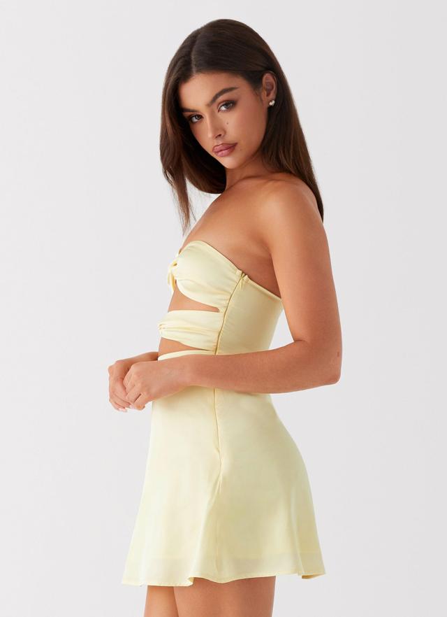 Tianna Mini Dress - Yellow Product Image