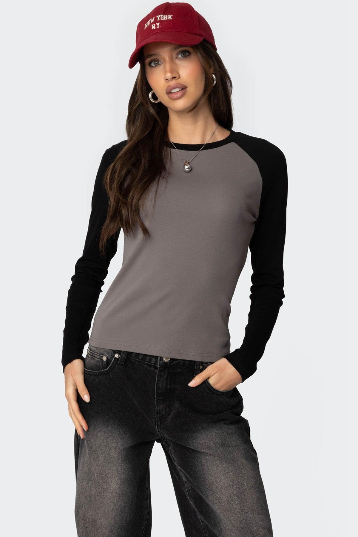 Tommi Raglan Long Sleeve T Shirt Product Image