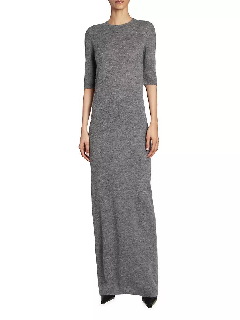 Long Maxi Dress In Alpaca Wool Product Image