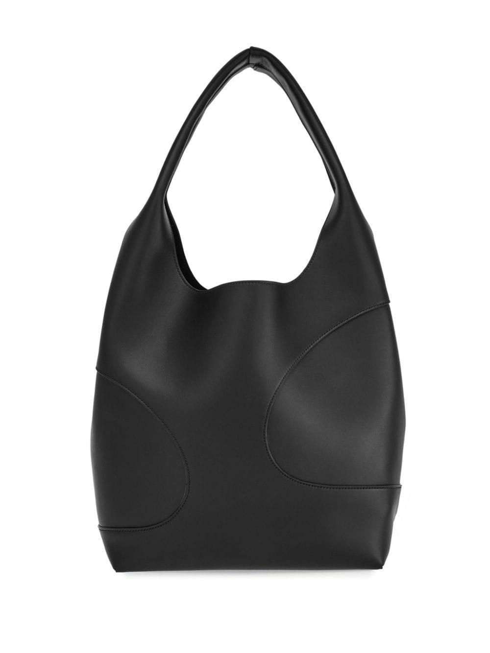 cut-out leather tote bag Product Image