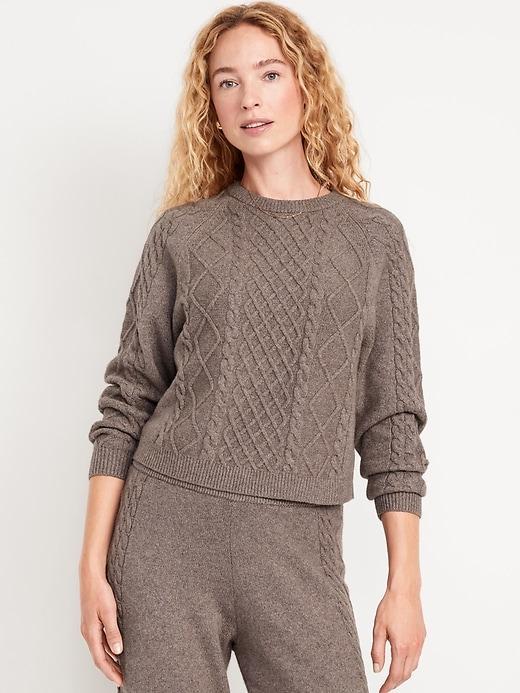 SoSoft Cable-Knit Sweater Product Image