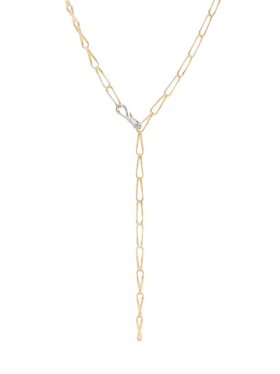 Womens Marrakech Onde Two-Tone 18K Gold & 0.5 TCW Diamond Chain Necklace Product Image