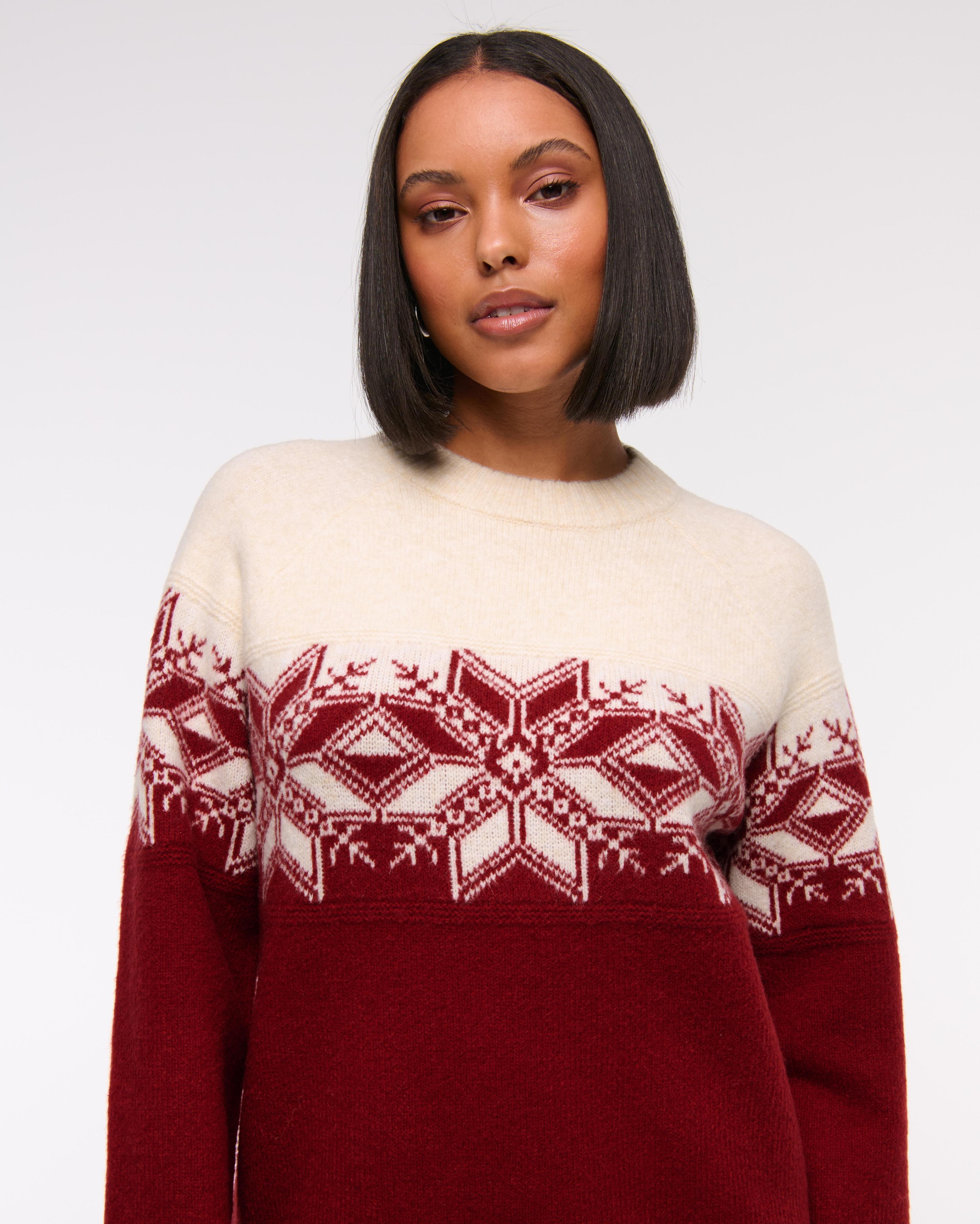 Relaxed Lounge Fairisle Crew Sweater Product Image