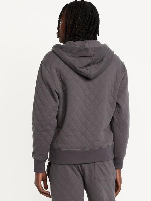 Quilted Full-Zip Sweatshirt Product Image