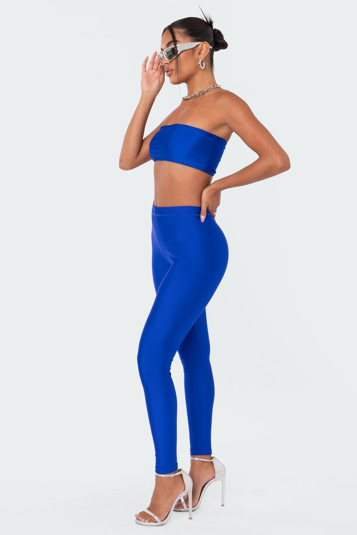 Daphne Shiny Leggings Product Image