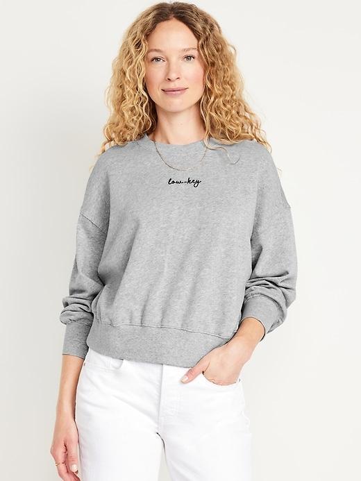 French Terry Sweatshirt Product Image