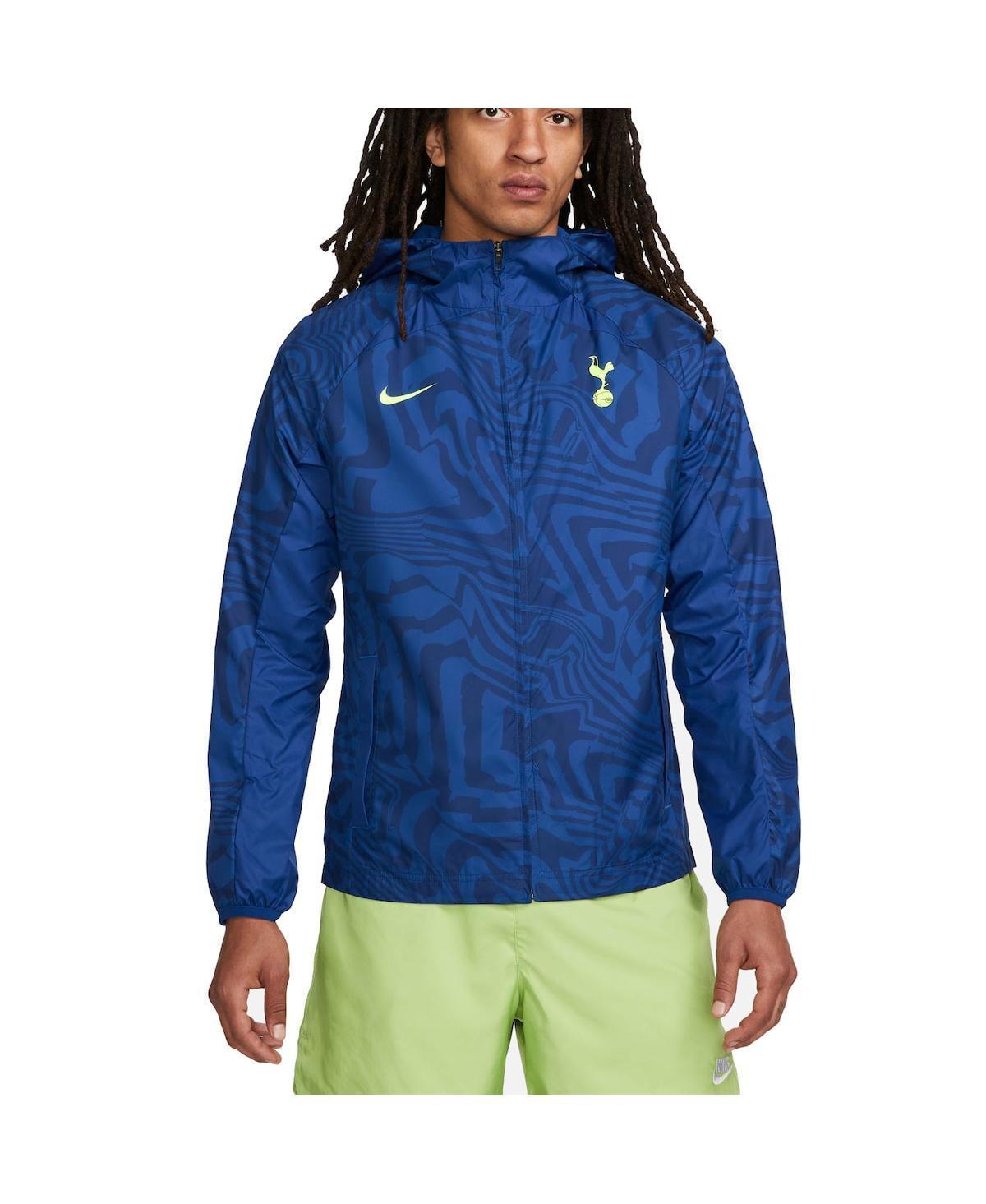 Mens Nike Blue Tottenham Hotspur AWF Performance Raglan Full-Zip Jacket Product Image