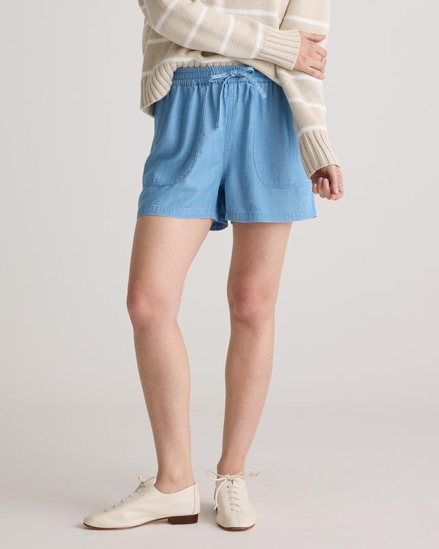 Pull-On Tencel Chambray Short Product Image