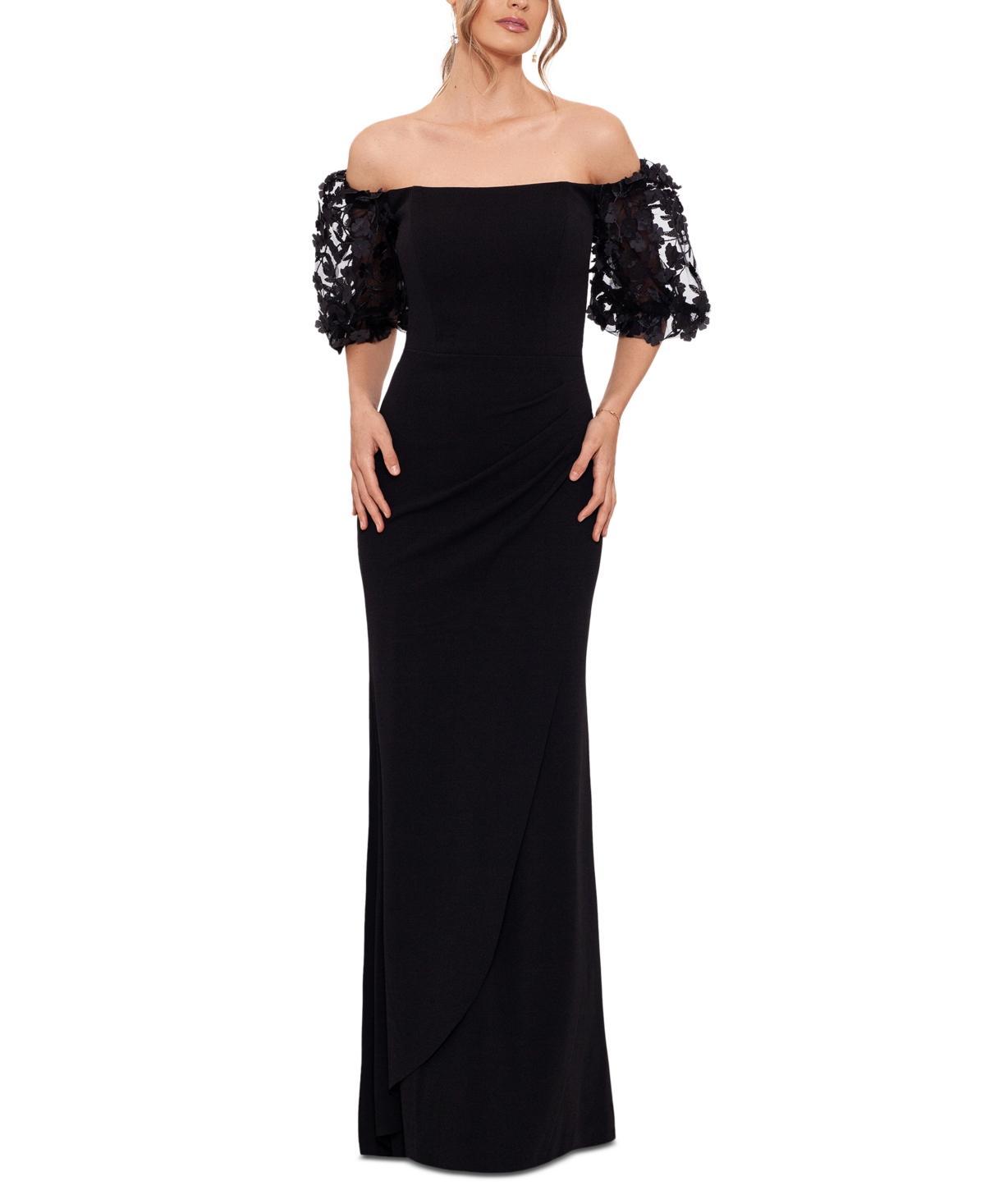 Xscape Evenings Off the Shoulder Trumpet Gown Product Image