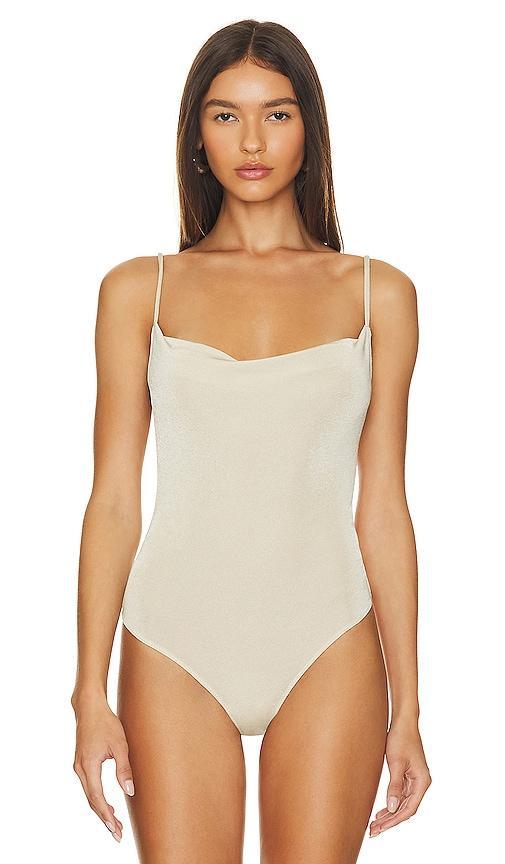 Free People Cowls in the Club Bodysuit (Pine) Women's Jumpsuit & Rompers One Piece Product Image