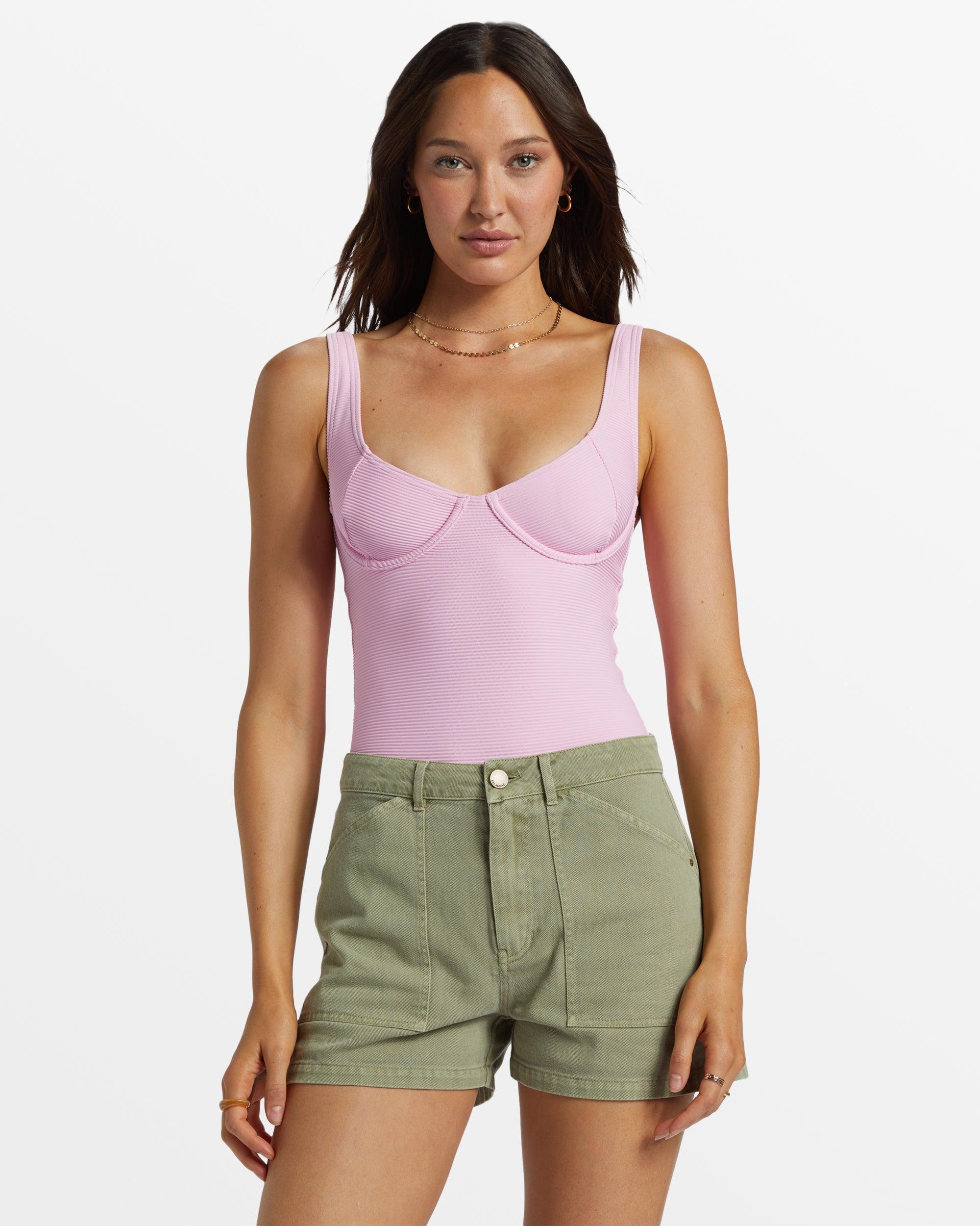 Leia Denim Shorts - Army Female Product Image