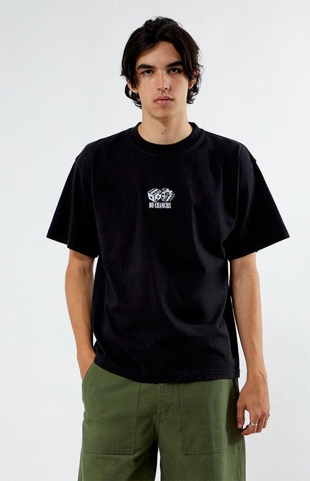 Men's No Chances Embroidered Oversized T-Shirt Product Image