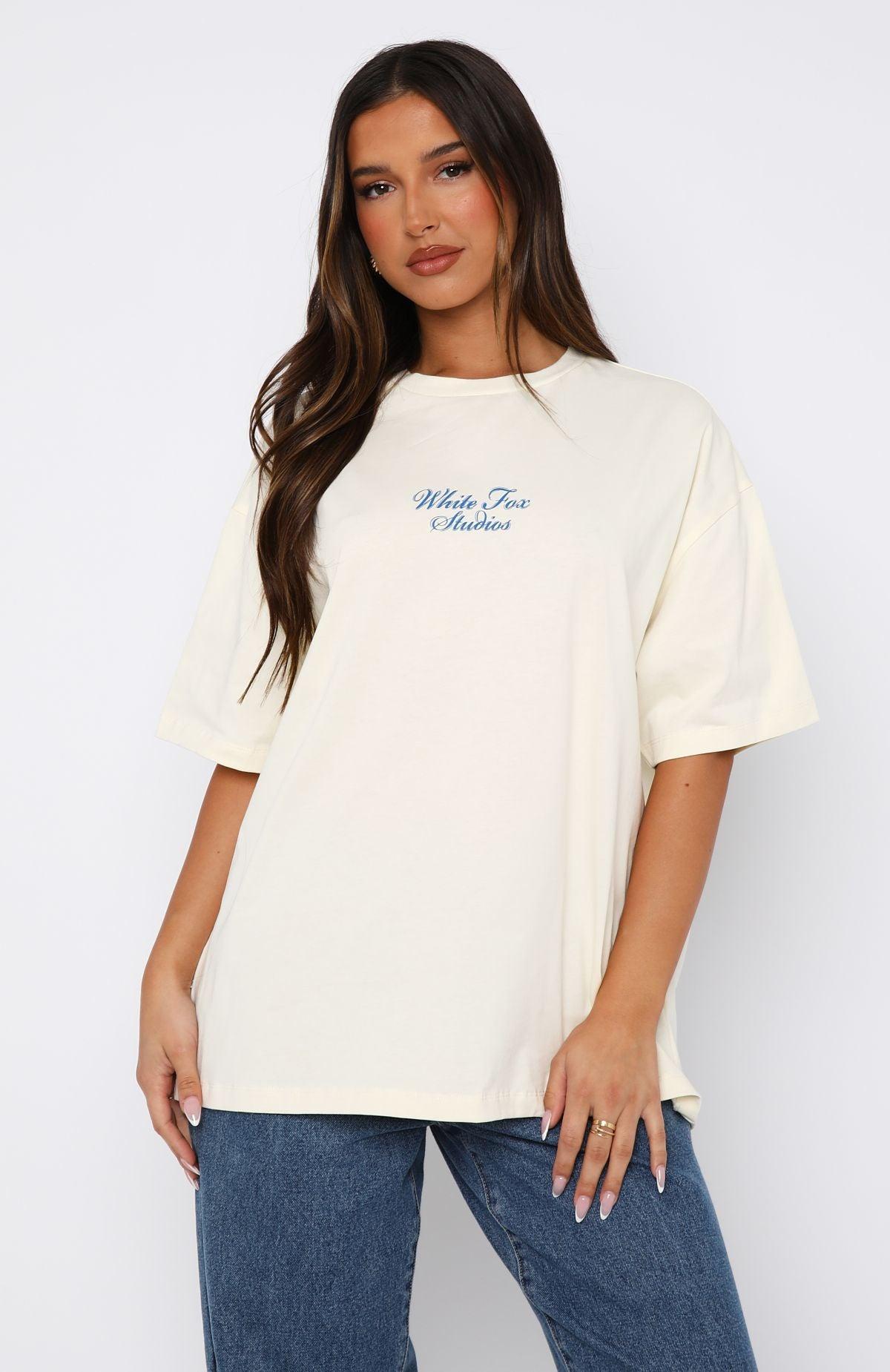 13th Avenue Oversized Tee Off White Product Image