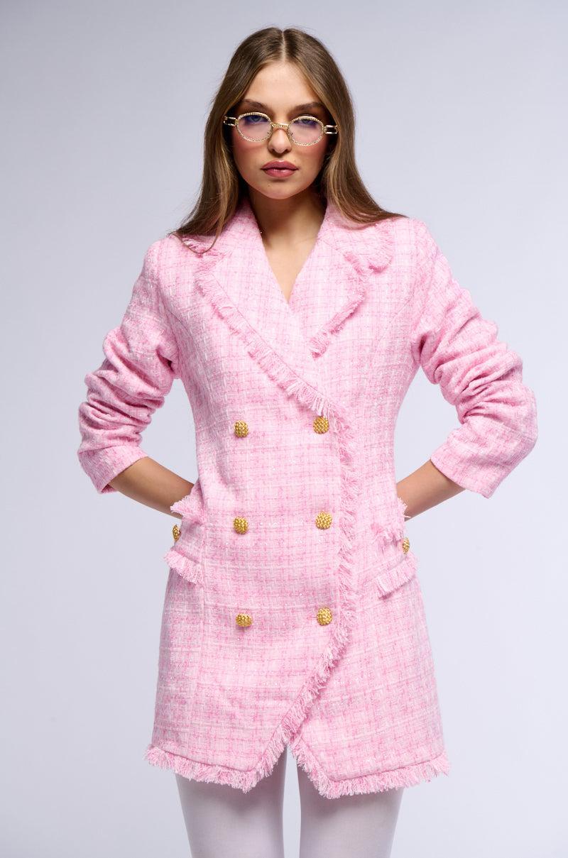 CORA TWEED BLAZER MINI DRESS Product Image